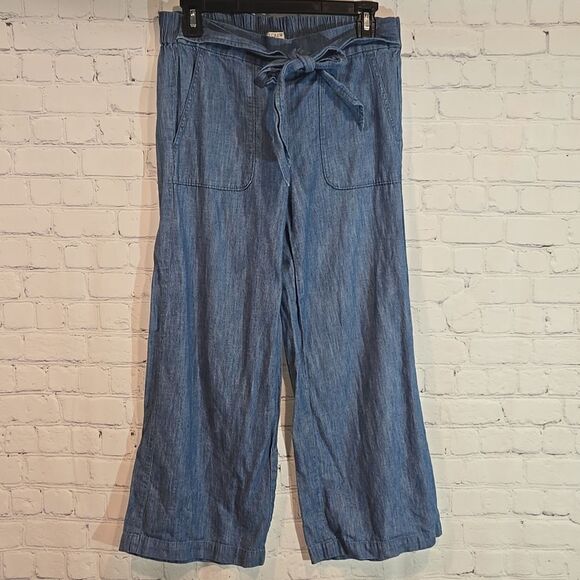 J.Crew Factory wide leg pull on pants size 2 - Picture 1 of 8